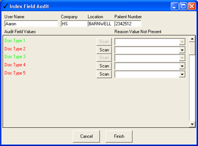 SimpleIndex Simple Setup Configuration Wizard Advanced Indexing Options Index Field Audit