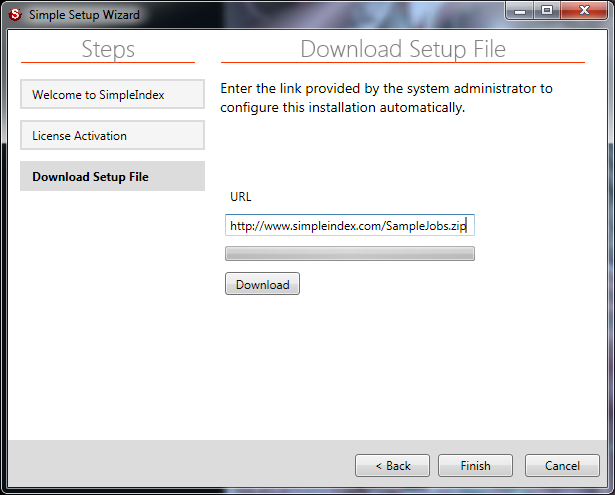 SimpleIndex Simple Setup Download Setup File Steps