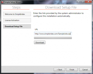 SimpleIndex Simple Setup Download Setup File Steps
