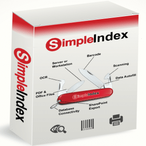 SimpleIndex OCR Toolbox