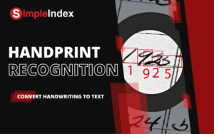 HANDWRITING RECOGNITION OPTIONS IN SIMPLEINDEX