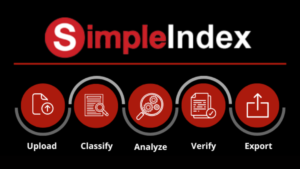 SimpleIndex's Streamlined platform makes importing, processing, and exporting easier than ever