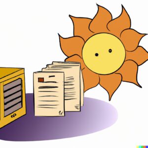 Illustration comparing Cloud and Sunshine OCR Software